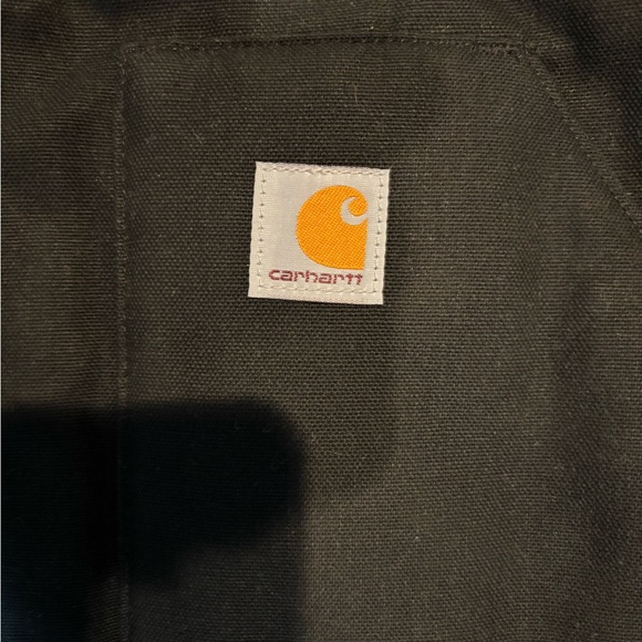 🔥🔥Brand New Carhartt Duck Canvas Black Insulated Vest. Size Large🔥🔥 - Picture 7 of 12